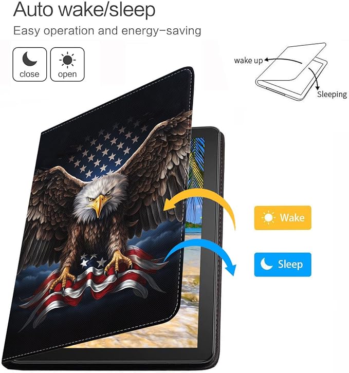 American Flag Bald Eagle