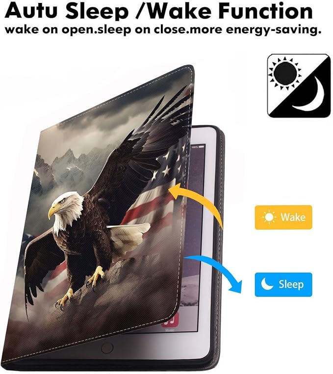 American Flag Bald Eagle