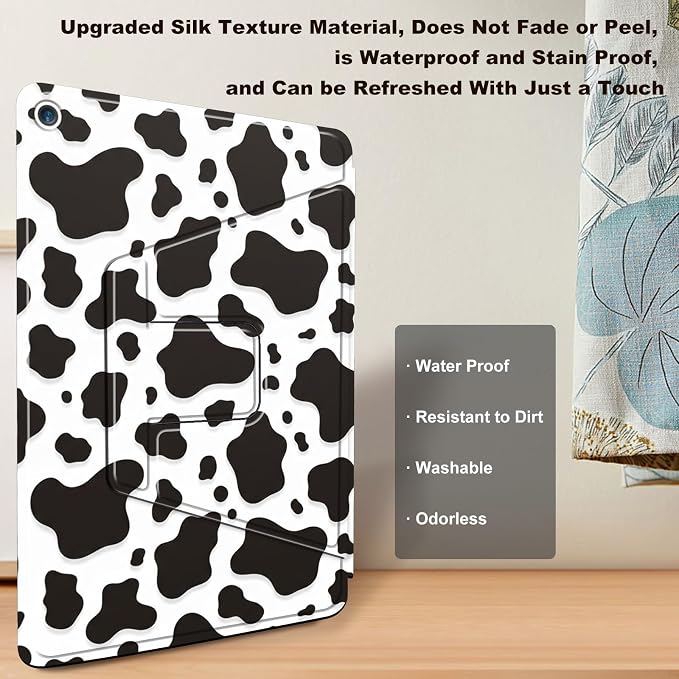 Black White Cow Print