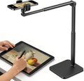 InnoGear Overhead Phone Mount Heavy Duty Aluminum Phone Stand Tabletop Cooking Tripod for Desk Flexible Cell Phone Holder for Live Streaming Meeting Cooking Recording