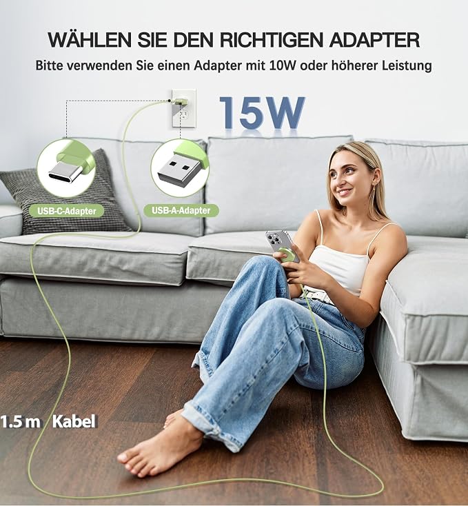Green Magnatic Charger