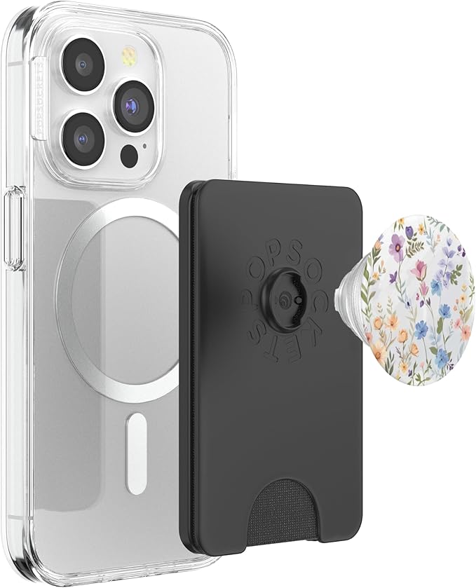 Blooming Wildflower PopSockets PopWallet for MagSafe