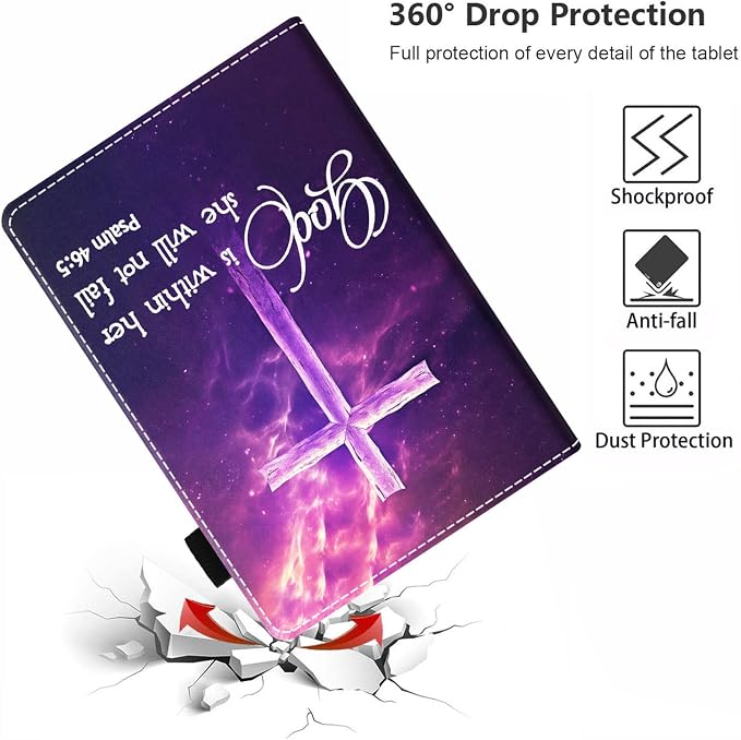 Christian Cross Quote Bible Verse Psalm 46:5