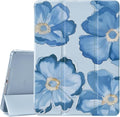 JOYLAND for iPad (A16) 11th Gen 11 Inch 2025/iPad 10th Generation Case 10.9 inch 2022 with Pencil Holder-Auto Wake/SleepBlue Floral Pattern Anti-Scratch Shockproof Premium Folio Stand CaseBlue