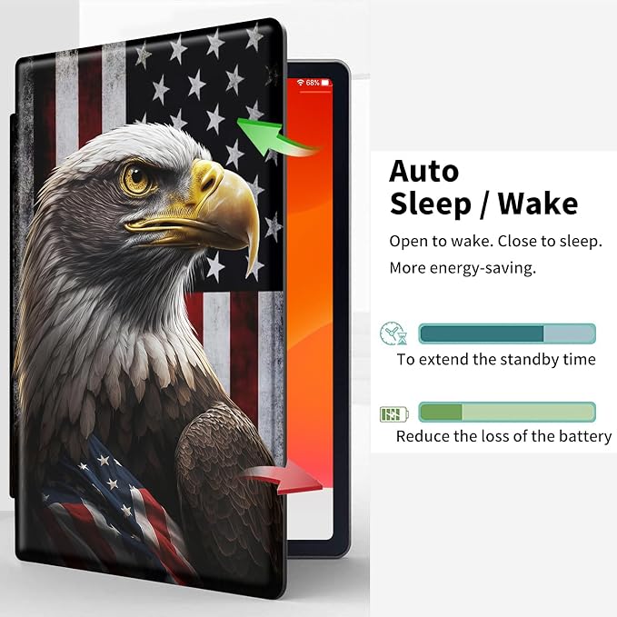Cute Eagle American Flag