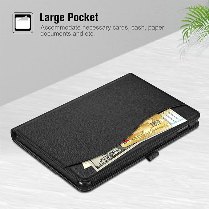 Fintie Case for All-New Amazon Fire HD 10 Tablet (13th/11th Generation 2023/2021 Release) - Multi-Angle Stand Cover with Pocket Auto Wake/Sleep Black