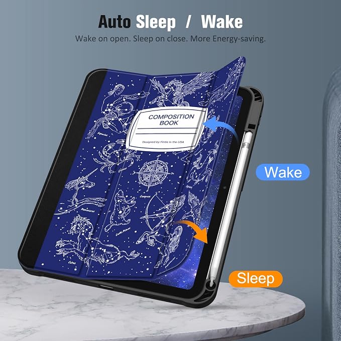 composition book blue