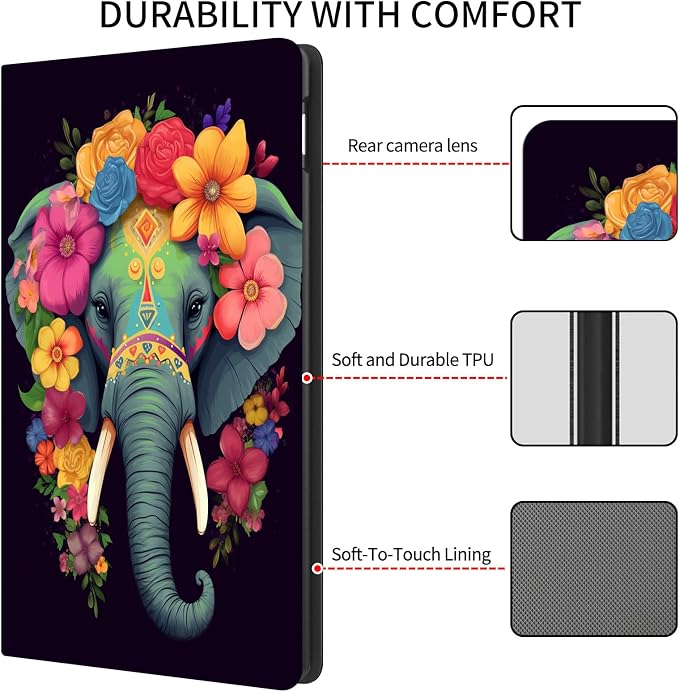 Elephant Wearing Flowers
