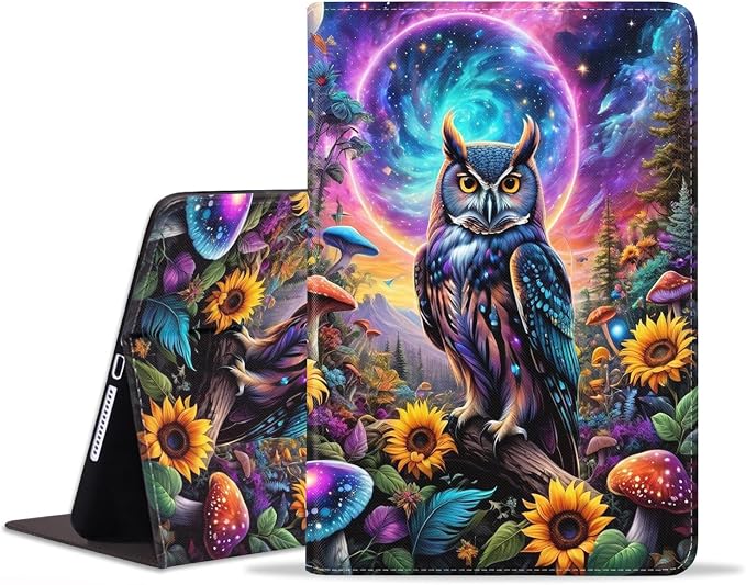 Owl Under The Moon