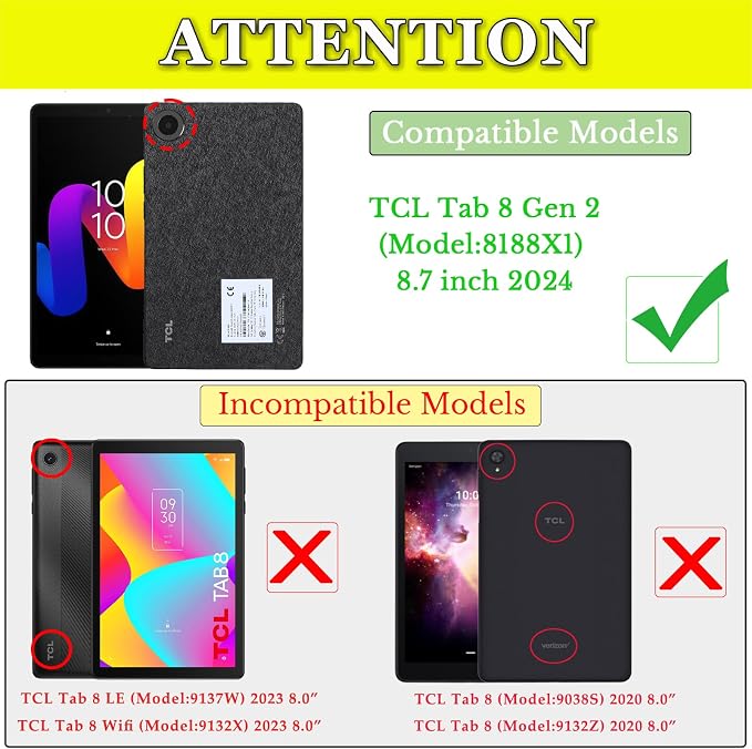 Tab 8 Gen 2-Rose Red