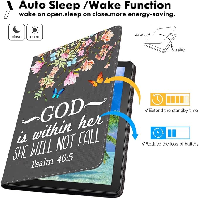 Floral Quote Bible Verses Psalm 46:5