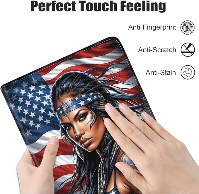 American Flag Tribal Girl
