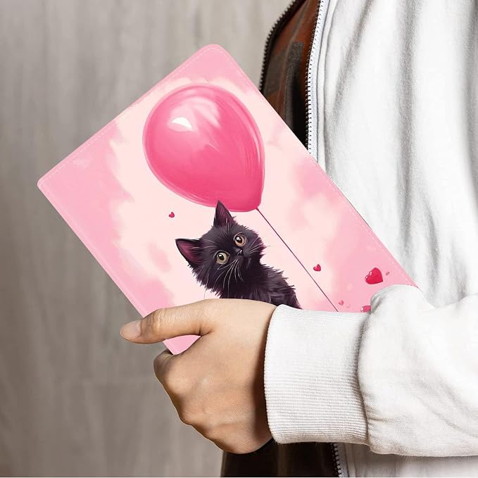 Black Cat and Balloons