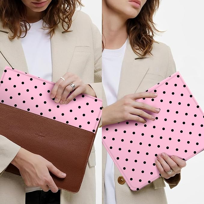 Black Polka Dots Pink