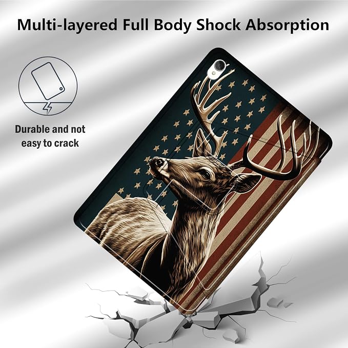 American Deer Flag Pink