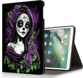 Case for iPad 6th/5th Generation (2018/2017) 9.7 Inch iPad CoverAutomatic Wake/SleepAdjustable Stand Protective Cover for Apple iPad 9.7 - Day of The Dead Sugar Skull Women