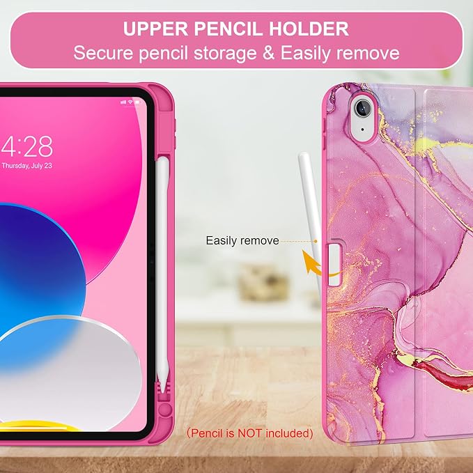 A-HotPink Marble