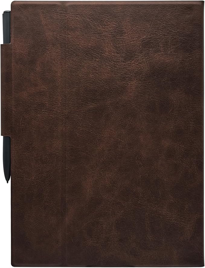 Magnetic Stand Folio Case for iFLYTEK AINOTE 2 10.65 E-Ink Tablet (2025 Released) Ultra-Thin Lightweight Premium PU Leather Cover with Magnetic Pen Buckle &amp Auto Sleep/Wake (Cowhide Brown)