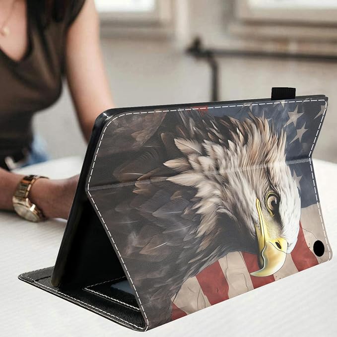 Patriotic American Flag Bald Eagle