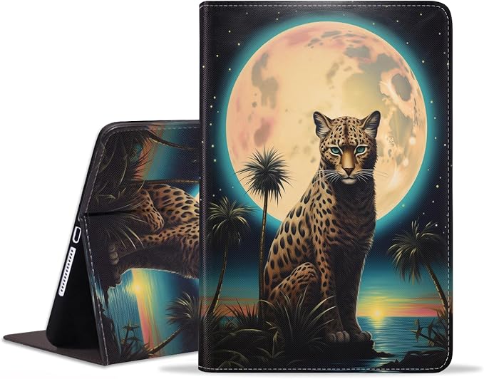Leopard Under The Moon
