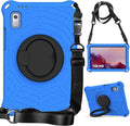 Compatible with Lenovo Tab M9 9.0 inch (TB-310FU) 2023 Case Tablet for Kids Light Weight EVA Rugged Shockproof Full Cover 360 Rotating Handle Stand Case (Blue)
