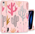 Mektron Case for iPad Air 11 inch (M4 2026 8th /M3 2025 7th /M2 2024 6th) Compatible with iPad Air 10.9 (2022 5th Gen /2020 4th Gen) Tablet Cover Buit in Pencil Holder Colorful Cacti