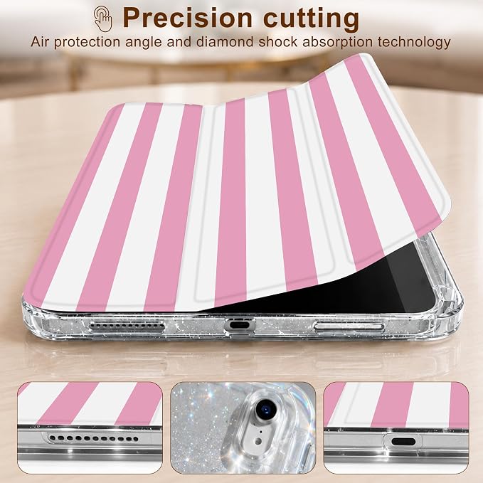Wide Striped Pink
