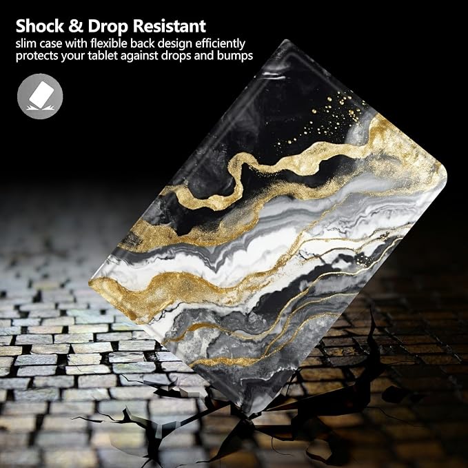 Black Gold Marble