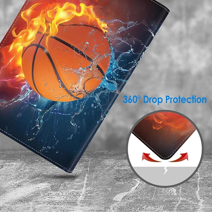 Burning Basketball Fire and Water