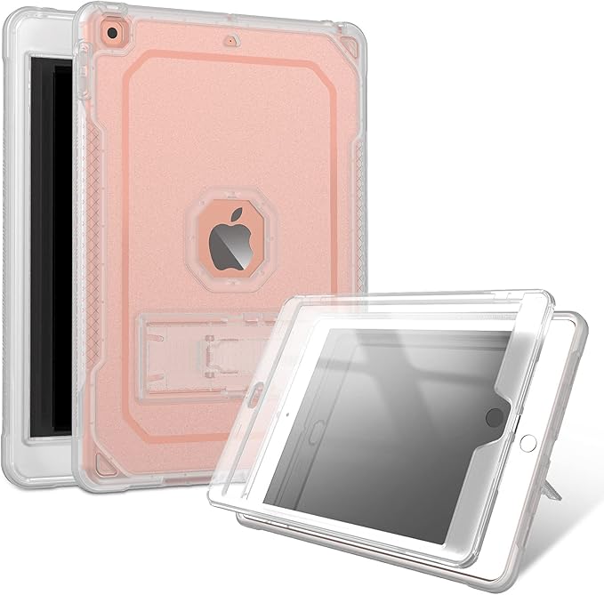 Case for iPad Air 2 Case for iPad 6th/5th Generation 2018/2017 for Apple iPad 9.7 inch with Screen Protector/StandClear Full-Body Coverage Slim Cover for Women Men Kids