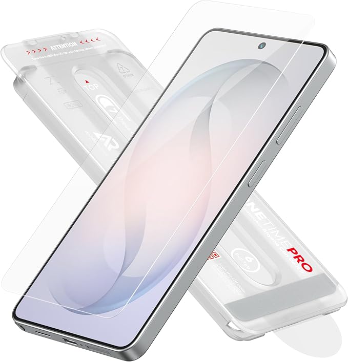 FLOLAB NanoArmour ONETIME PRO for Samsung Galaxy S26 Ultra Screen Protector Anti Reflective Tempered Glass Edge to Edge Fingerprint ID Compatible Dust Free Easy to Install