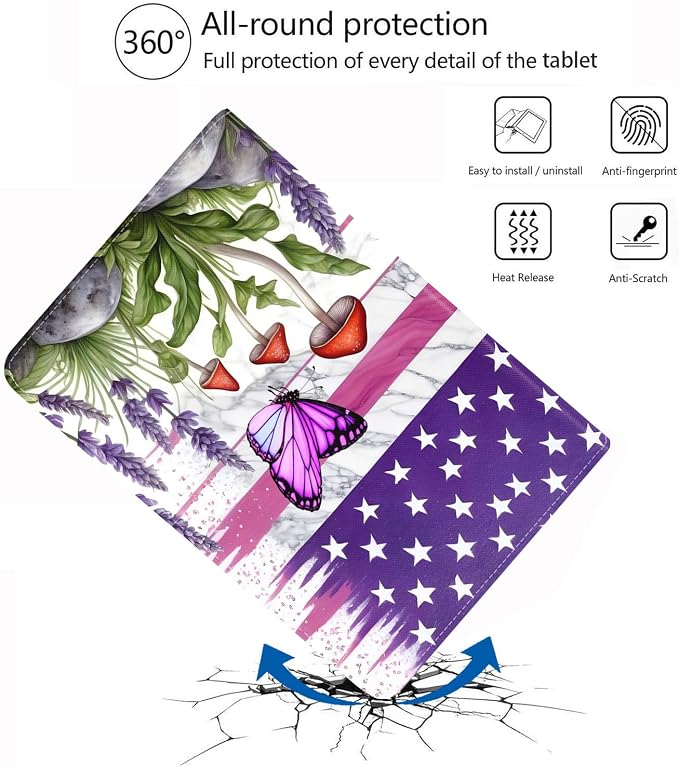 American Flag Butterfly Mushroom