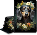 Bxgolkgd Tablet Case for 6.8 Kindle Paperwhite (11th Generation-2021) &amp Kindle Paperwhite Signature EditionAuto Wake/Sleep FunctionDachshund Flower