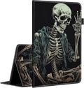 Case for Amazon Fire Max 11 Tablet (13th Generation 2023 Release) Multi-Angle Smart Stand Cover Auto Sleep/Wake for Fire 11 Max TabletFunny Skull Skeleton