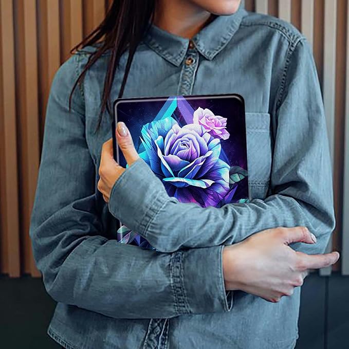 Purple and Blue Rose