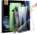 MAGIC JOHN 2 Pack for iPhone 15 Pro Screen Protector (6.1) Eye Protection HD Clear Auto Dust-Elimination 9H Tempered Glass &amp Scratch Resistance Full Edge Coverage