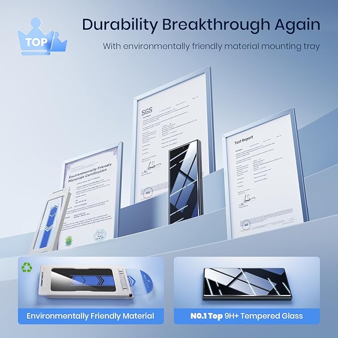 WSKEN 4 Pack Front Privacy Screen Protector for Samsung Galaxy Z Fold 7 - [24° Anti Spy] [Auto Dust Remove] [Zero Bubble] Top 9H+ Tempered Glass 12X Shatterproof Case FriendlyEasy Installation
