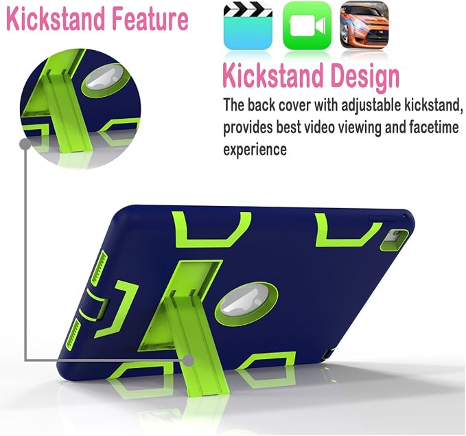 Dark blue/Fluorescent green