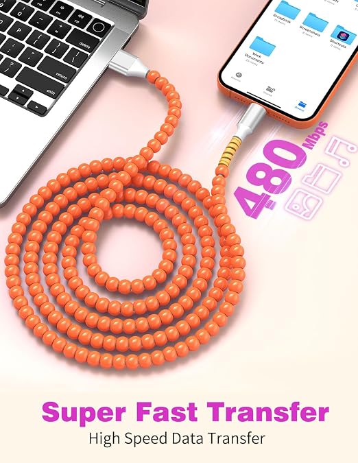 Orange Beaded