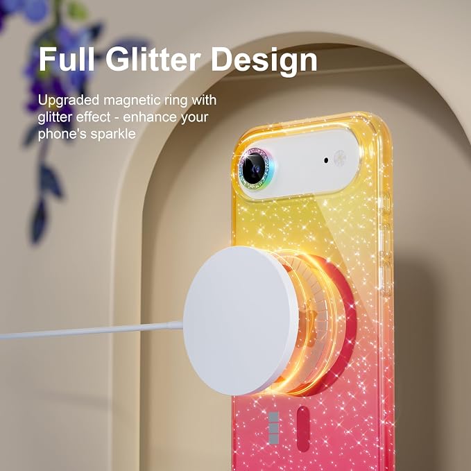 Glitter Gold/Pink
