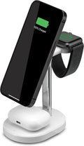 iLive Electronics 3-in-1 Wireless Charging Stand IACQ295W