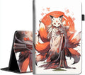 Case for All-New Amazon Fire HD 10 and 10 Plus Tablet (13th/11th Generation 2023/2021 Release) 10.1 - Slim Fit Standing Cover with Auto Sleep/WakeAnime Japanese Kitsune
