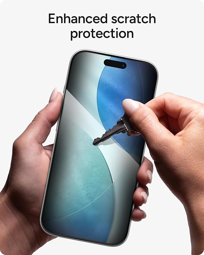 ZAGG Glass Elite Privacy Screen Protector for iPhone 17 - 5X Stronger Tempered Glass ClearPrint Technology for Smudge Free Clarity Smooth Feel Full Coverage InvisibleShield Easy Two-Step Installa