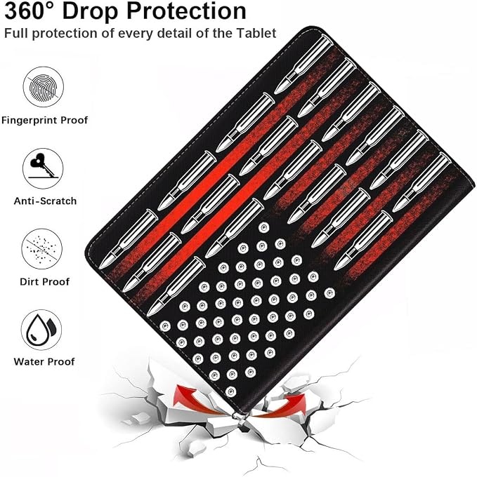 American Flag & Bullets