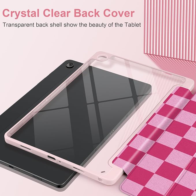 Rose & Light Pink Checkerboard
