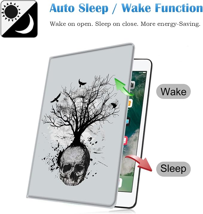 Black and White Skull Head Tree