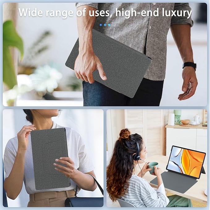 Case for Teclast T70/Callsky-Pro/Callsky-Tab Ctab 14 Tablet 14inchNOUKAJU Tablet Protective CaseFolding StandMulti-Layer ProtectionProtective Cover for Callsky-Tab Ctab 14(Grey)