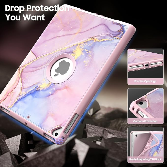 light pink gold marble