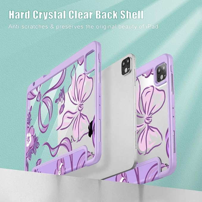 Flowers-Bows-Purple