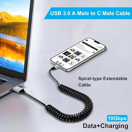 USB A to C